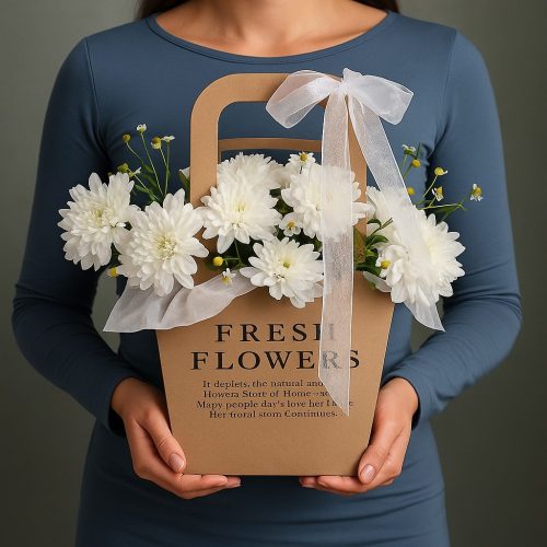 Композиция в коробке «Эко-стиль»